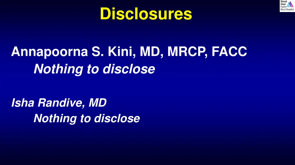 disclosures