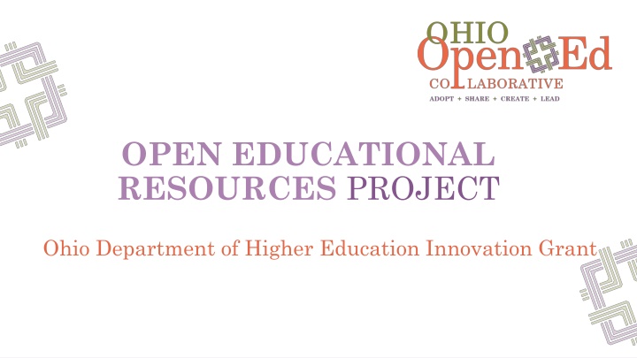 open educational resources project