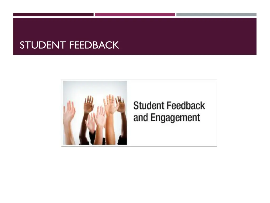 student feedback