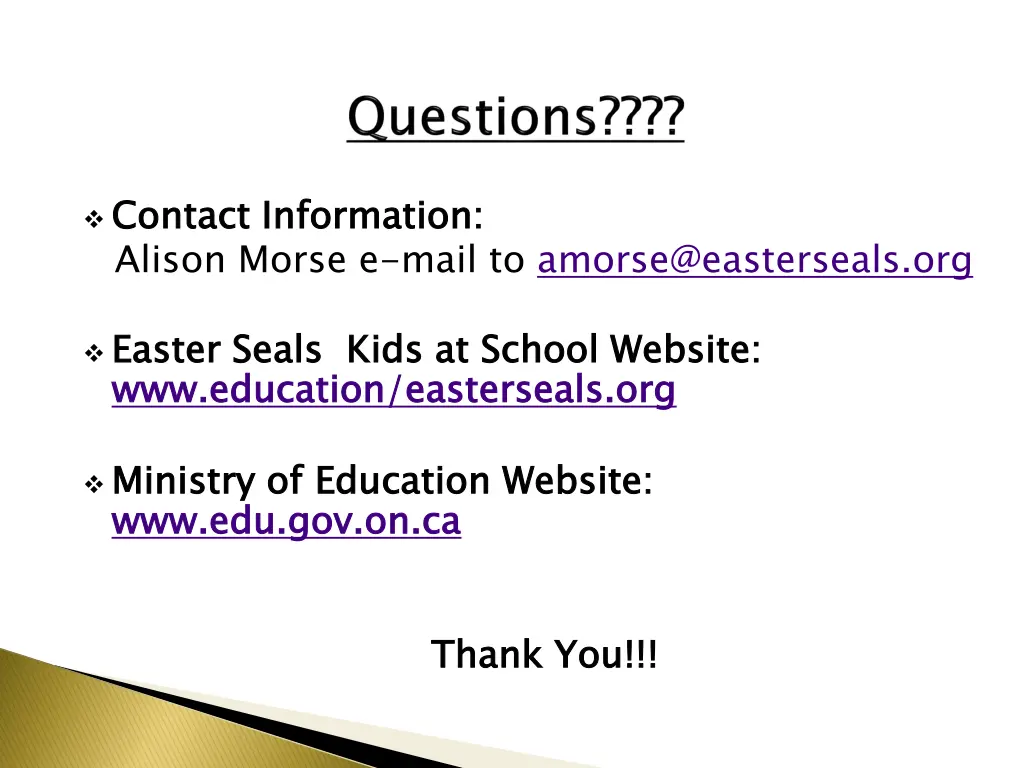 contact information alison morse e mail