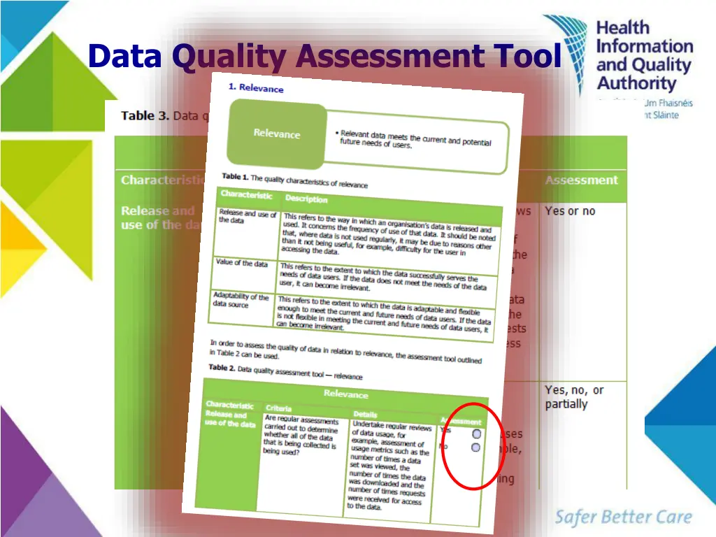 data quality assessment tool