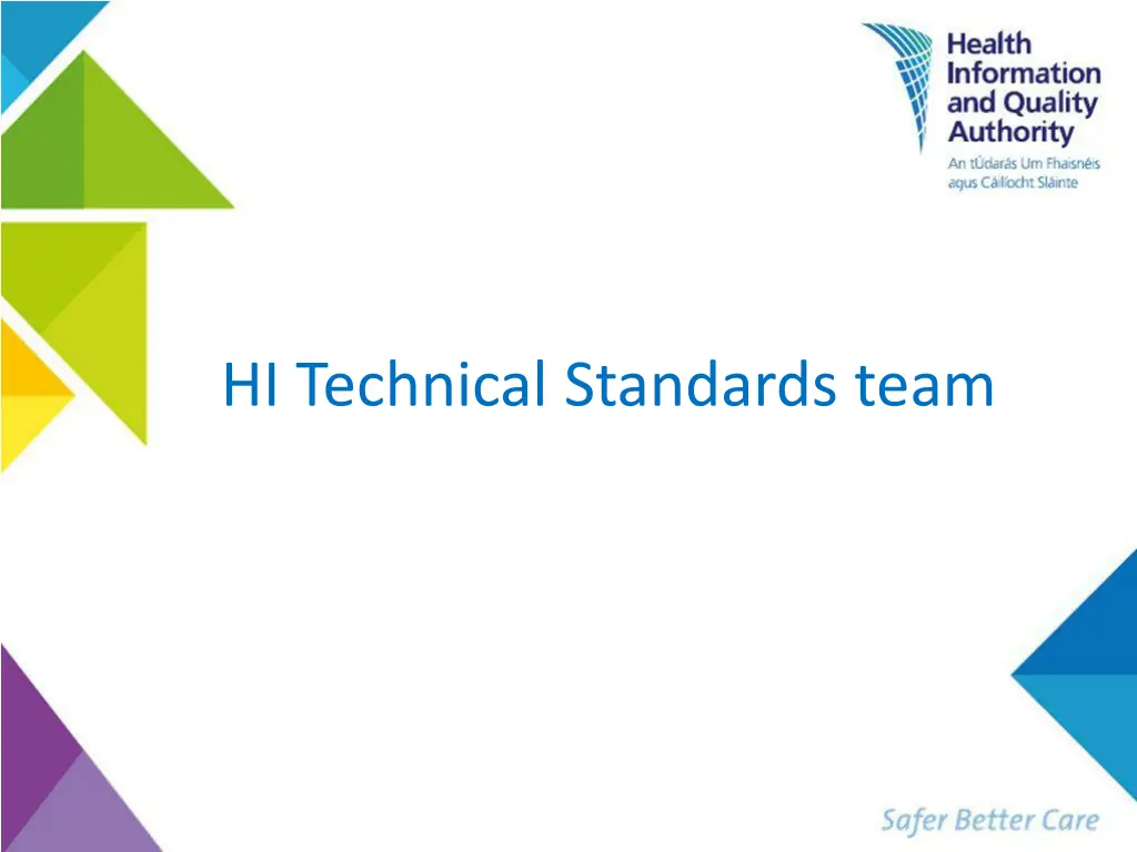 hi technical standards team