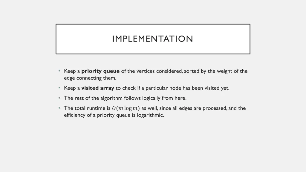 implementation