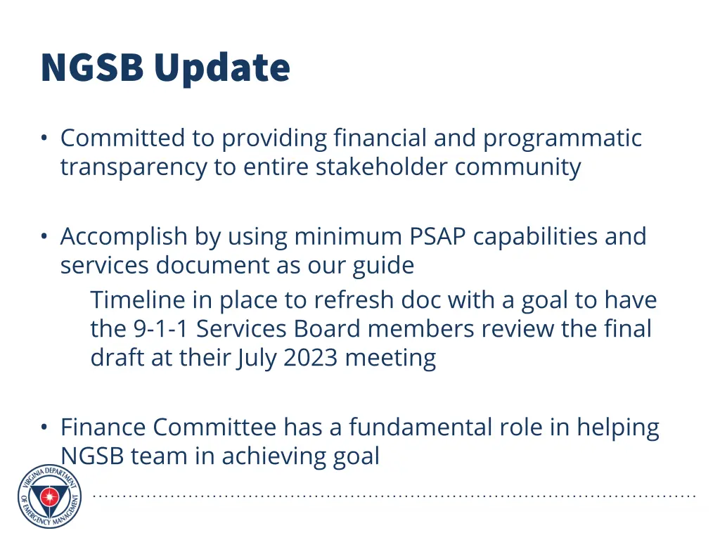 ngsb update 1