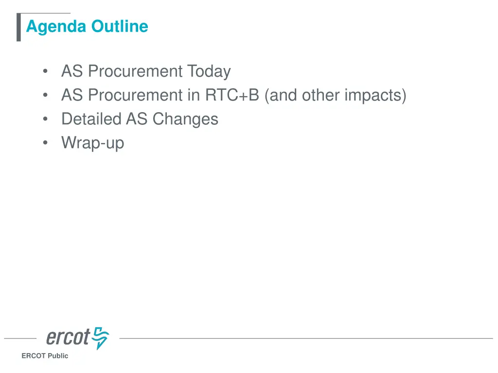 agenda outline