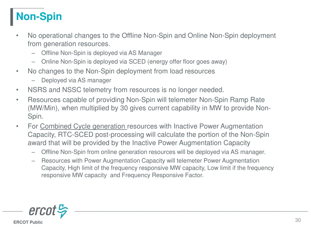 non spin