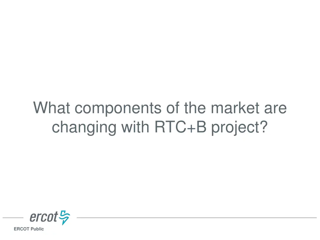 what components of the market are changing with