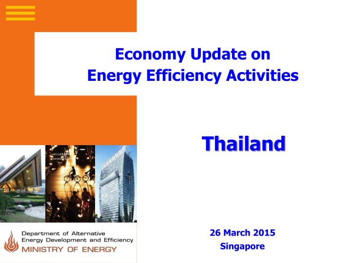 economy update on energy efficiency activities