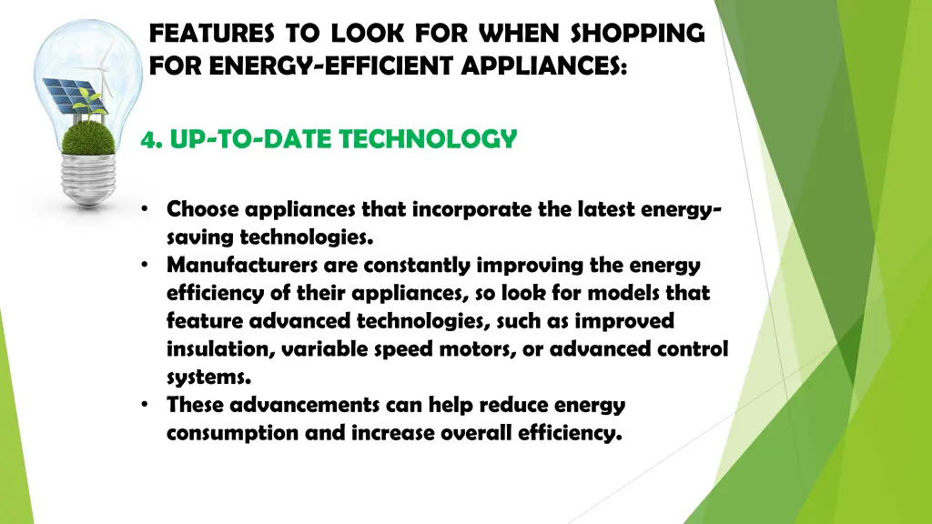 features to look for when shopping for energy 2