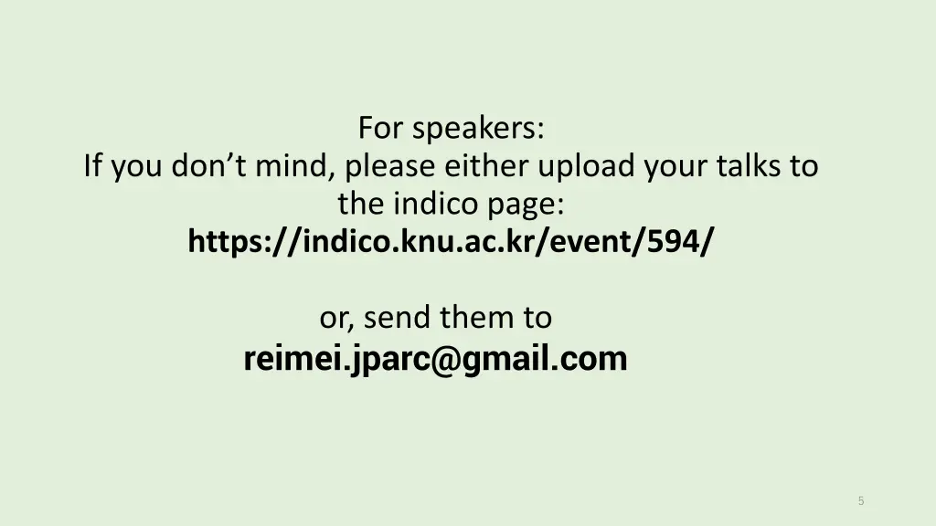 for speakers
