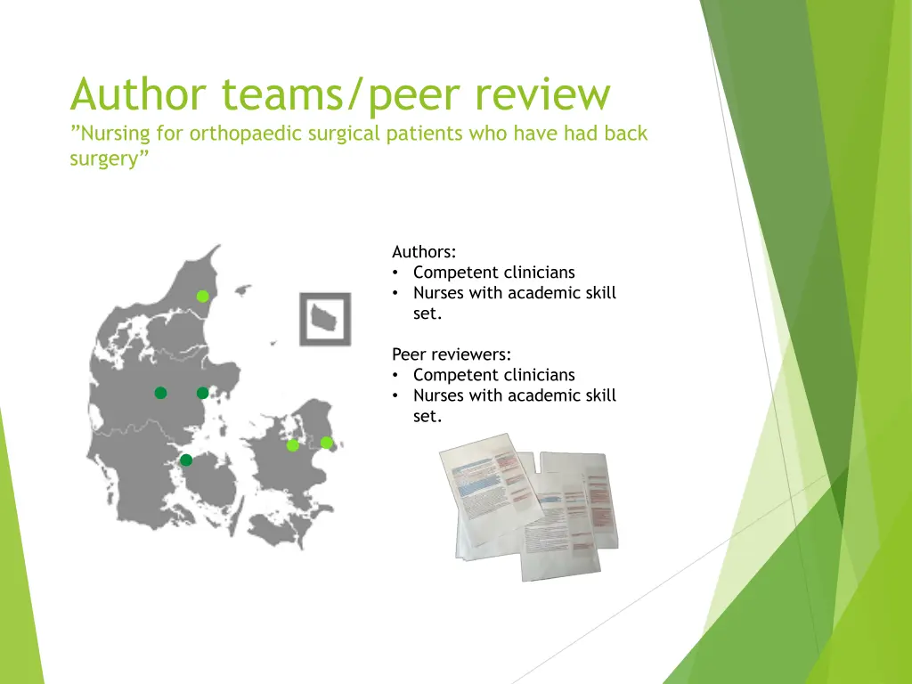 author teams peer review nursing for orthopaedic