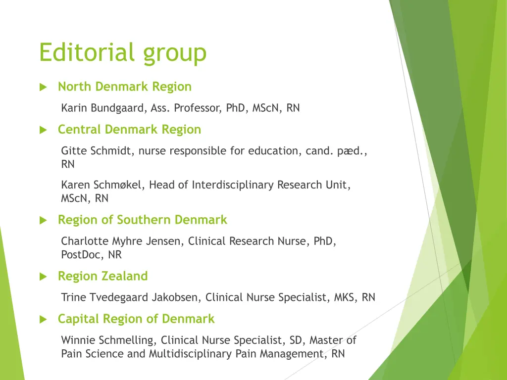 editorial group