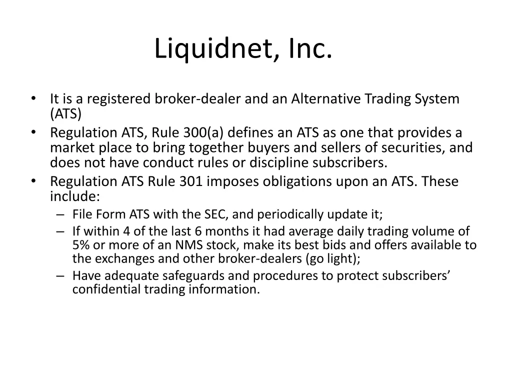 liquidnet inc