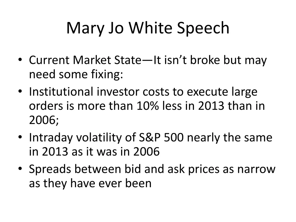 mary jo white speech 1