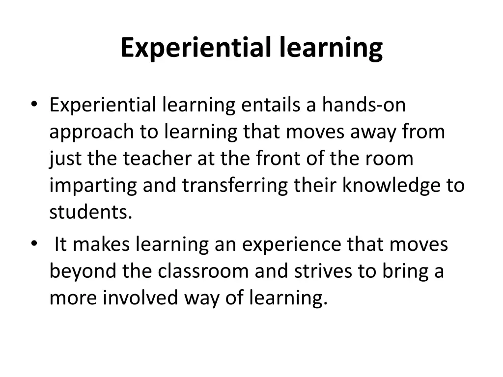 experiential learning 1