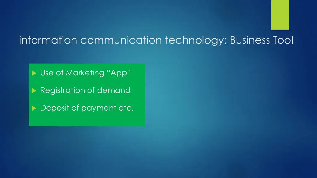information communication technology business tool
