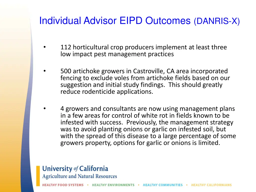 individual advisor eipd outcomes danris x