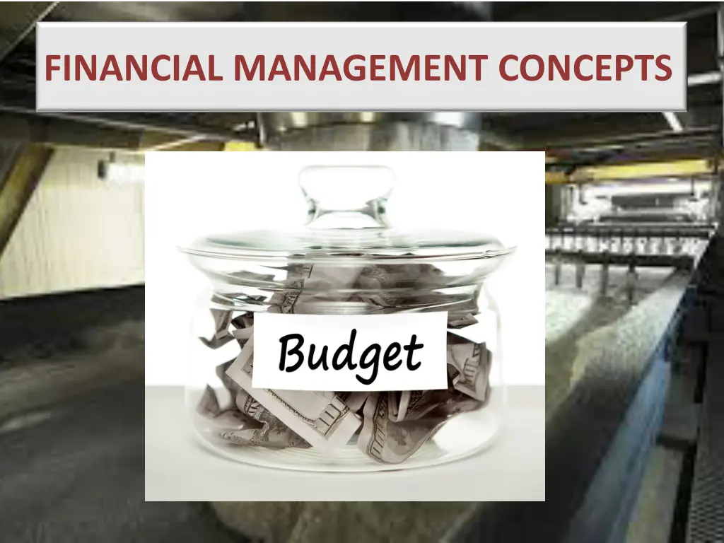 financial management concepts