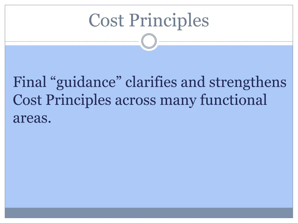 cost principles 3
