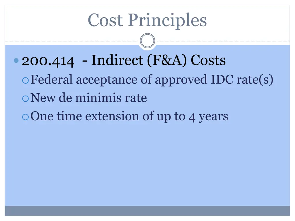 cost principles 7