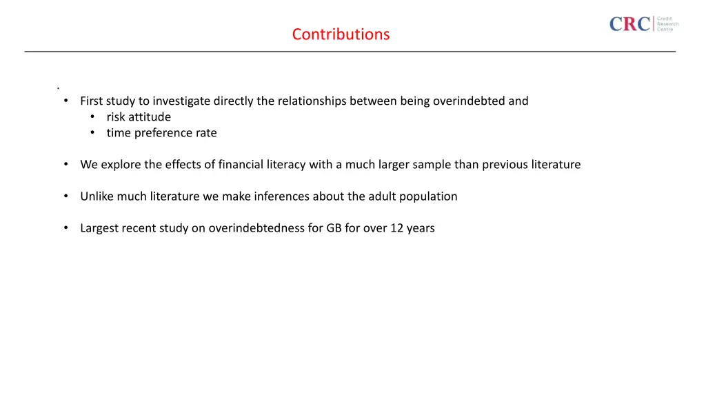 contributions