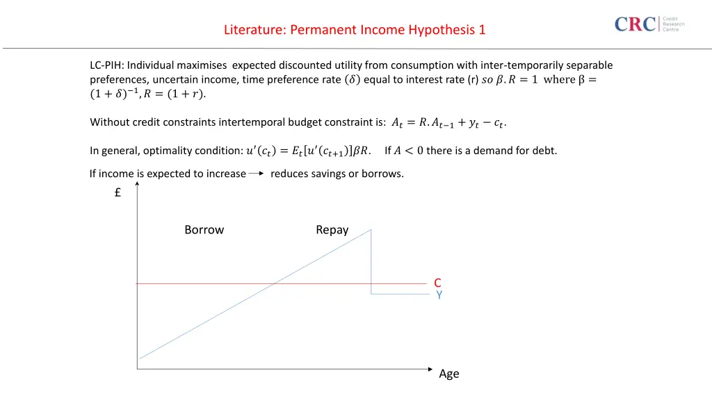 literature permanent income hypothesis 1
