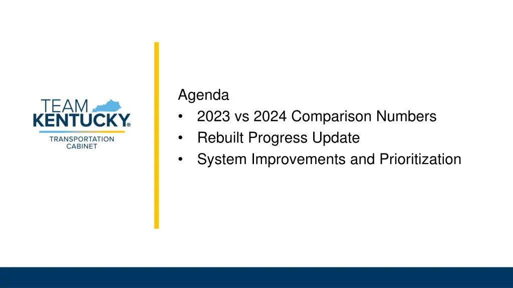 agenda 2023 vs 2024 comparison numbers rebuilt