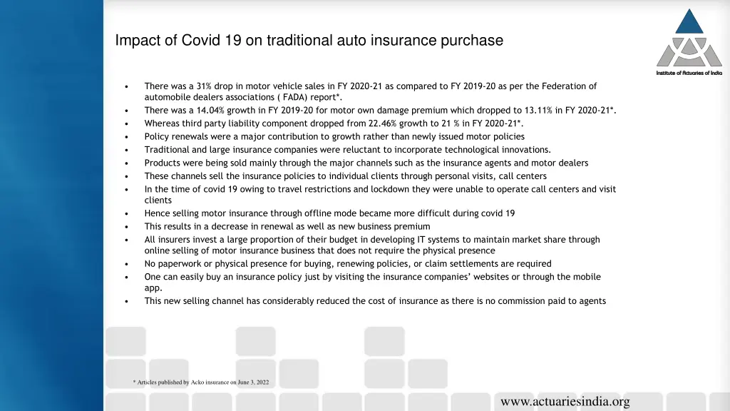 impact of covid 19 on traditional auto insurance