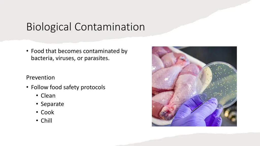 biological contamination