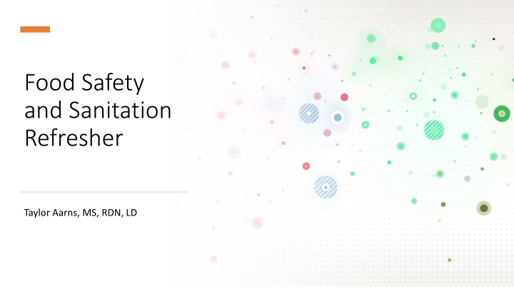 food safety and sanitation refresher