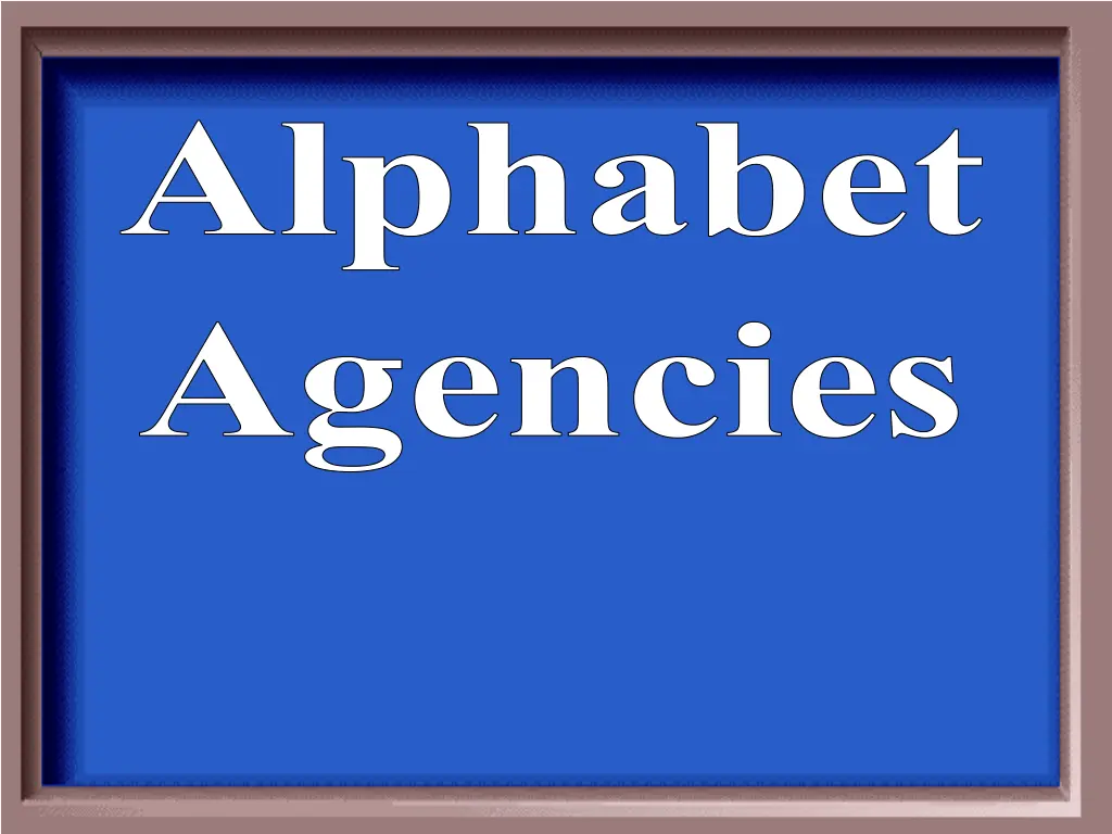 alphabet
