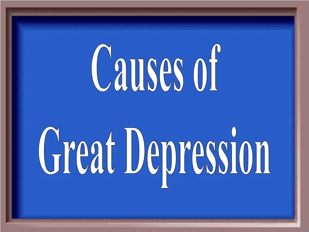causes of