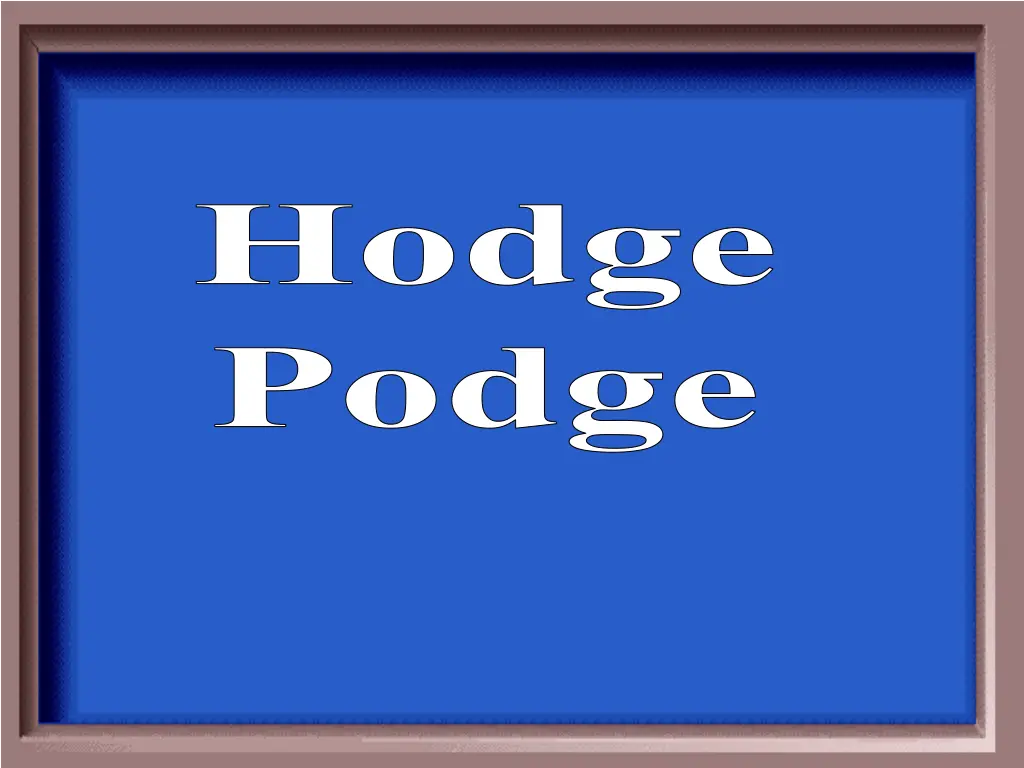 hodge