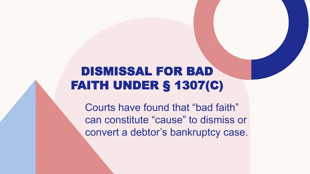 dismissal for bad dismissal for bad faith under