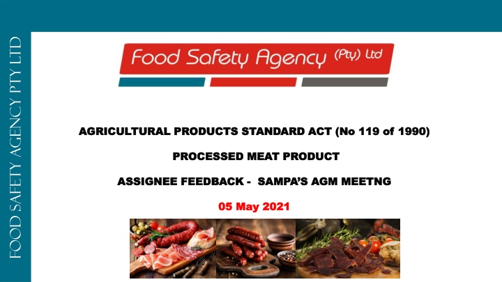 food safety agency pty ltd