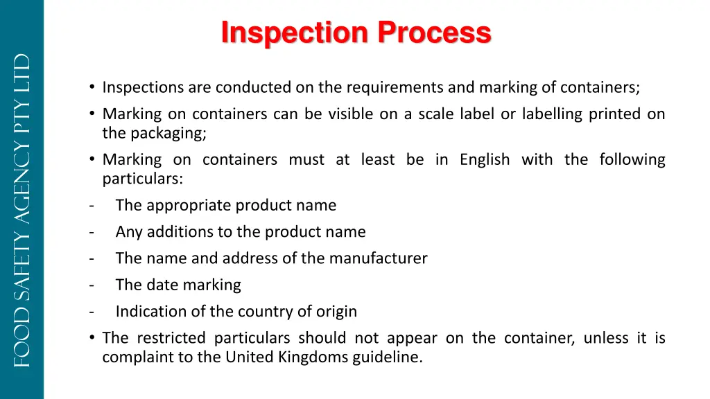 inspection process