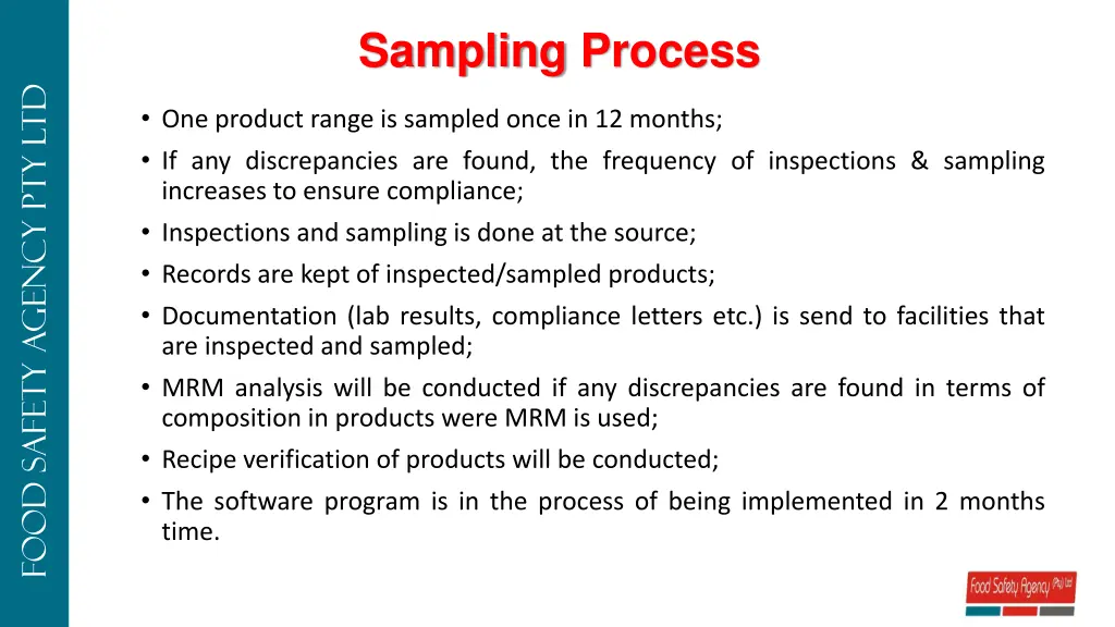 sampling process