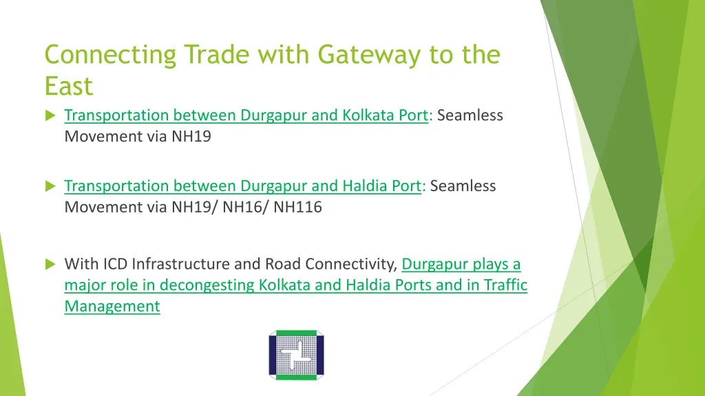 connecting trade with gateway to the east
