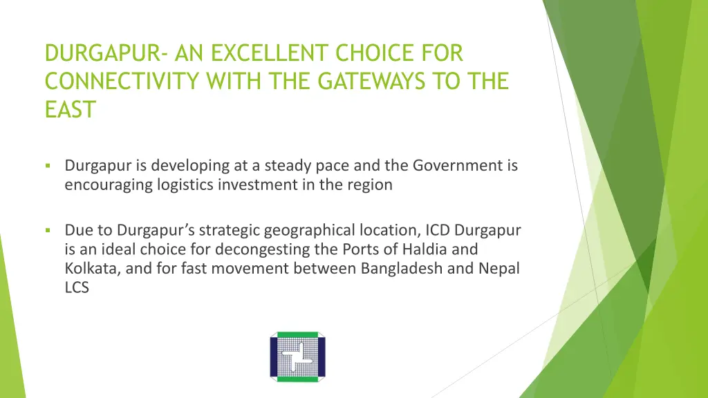 durgapur an excellent choice for connectivity