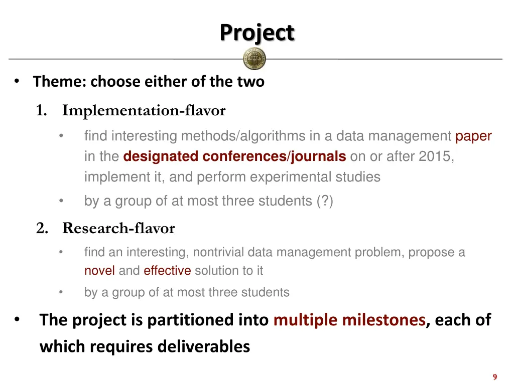 project