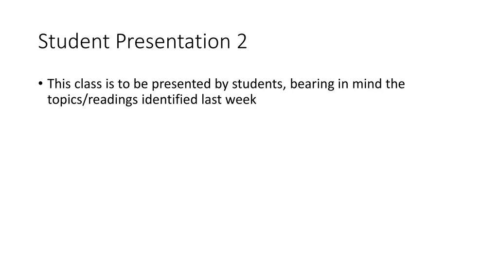 student presentation 2