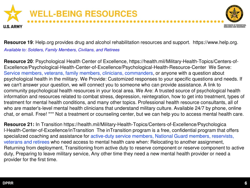 well being resources 5