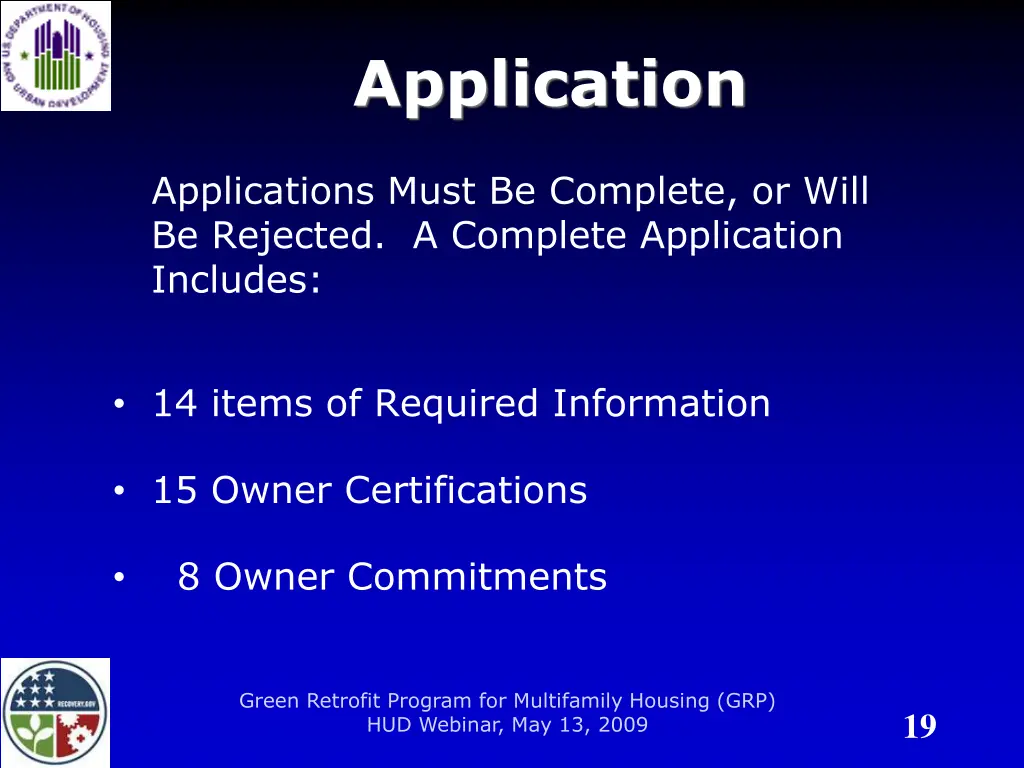 application
