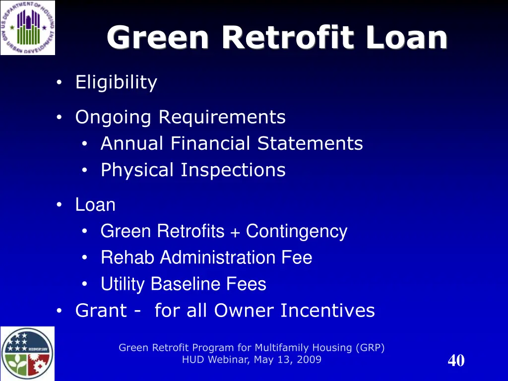 green retrofit loan