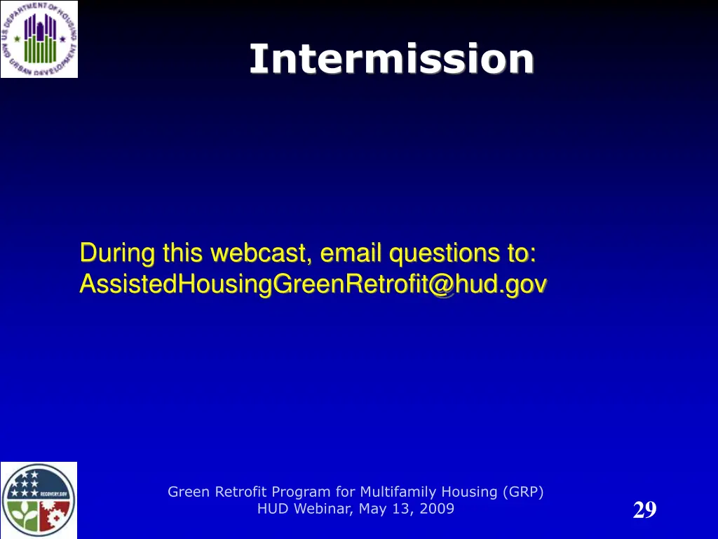 intermission