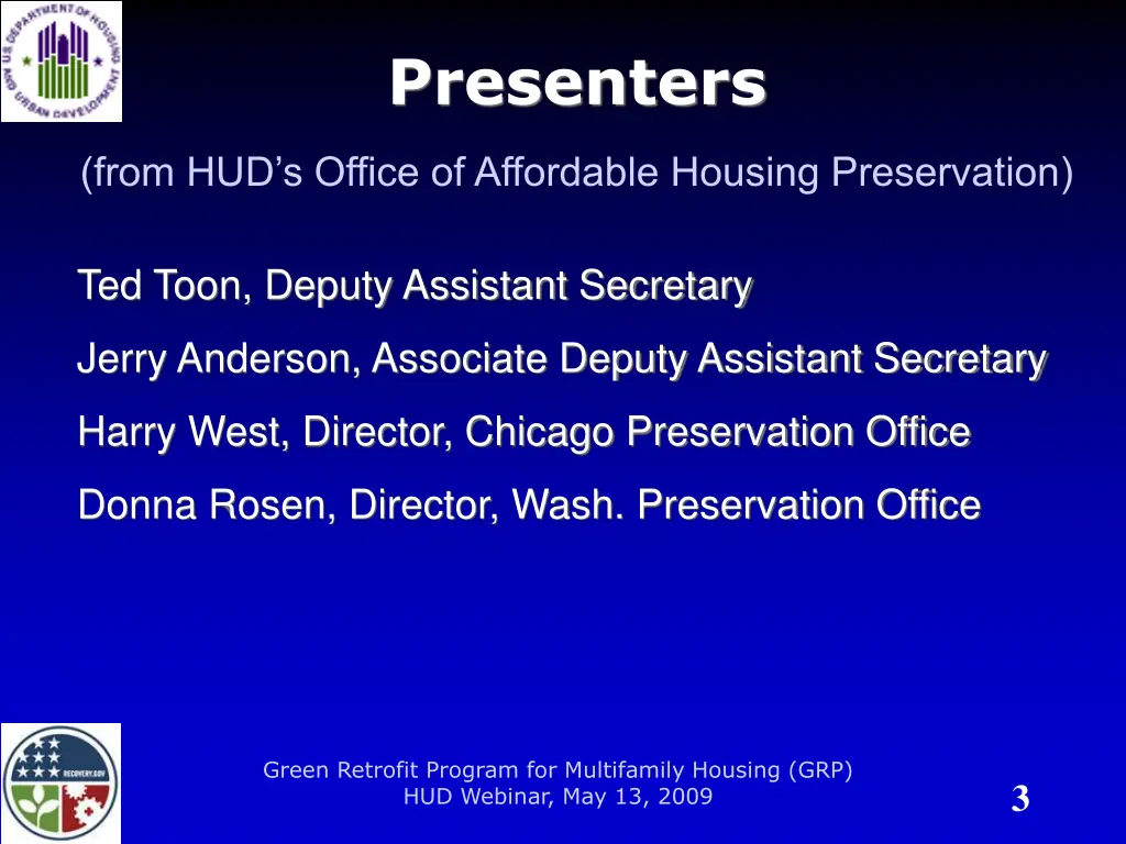 presenters