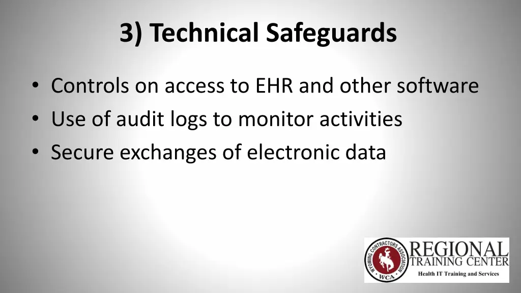 3 technical safeguards