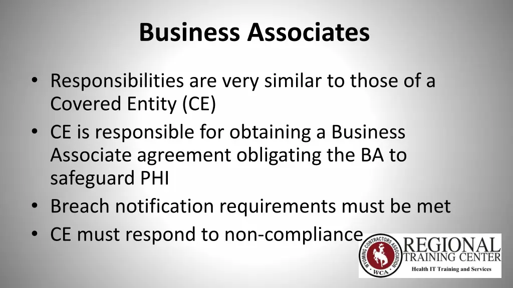 business associates