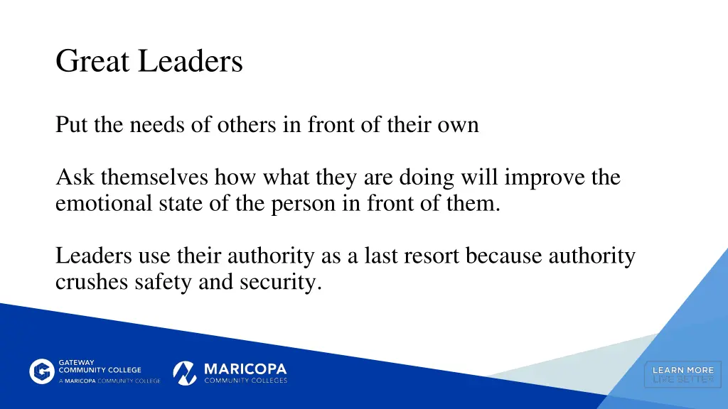 great leaders
