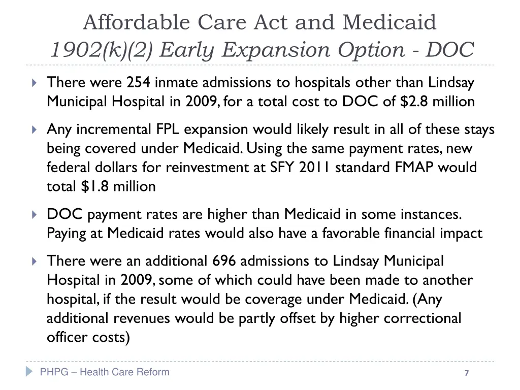 affordable care act and medicaid 1902 k 2 early 4